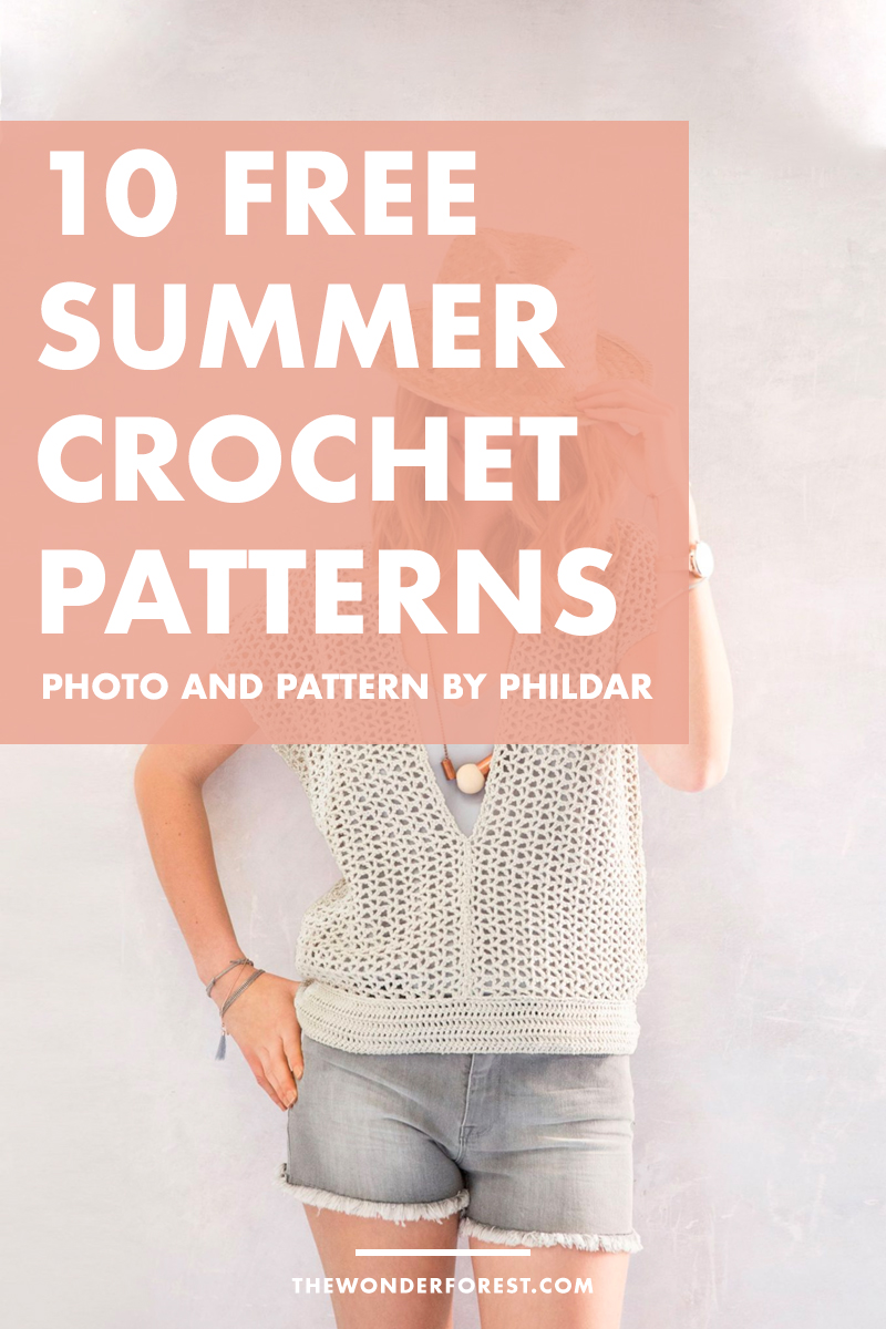 10 Free Summer Crochet Patterns - Wonder Forest