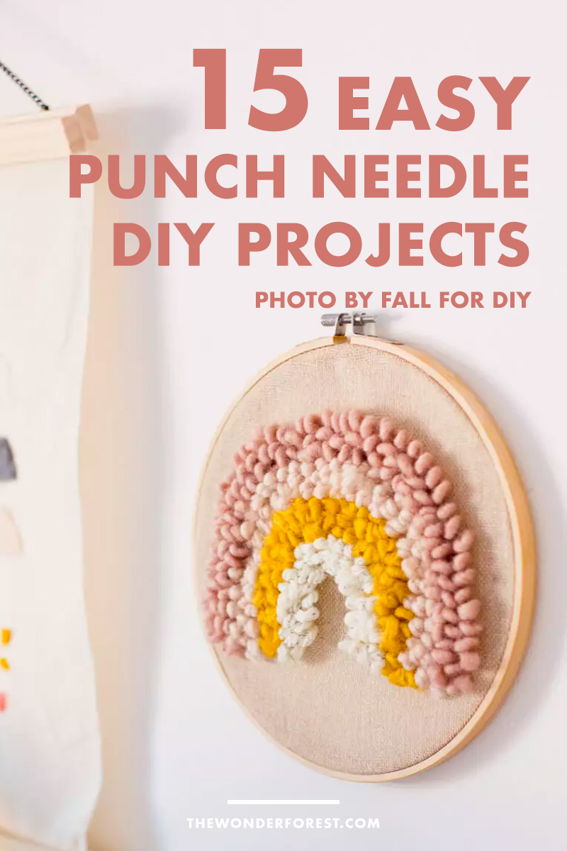 How to display round punch needle project 